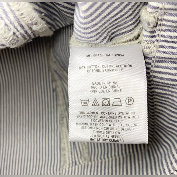 NWT Anthropologie PILCRO Blue & White Striped Skirt. Size 8 - Picture 5 of 6